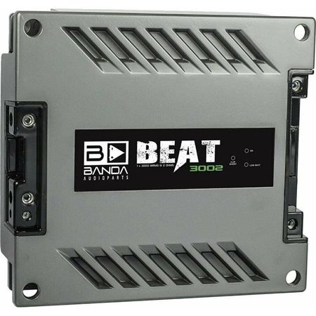 BANDA Banda BEAT3002 2 Ohm High Power Vehicle Audio Mono Bass Amplifier with Subsonic Filter & Low Pass Filter Stable BEAT3000.2